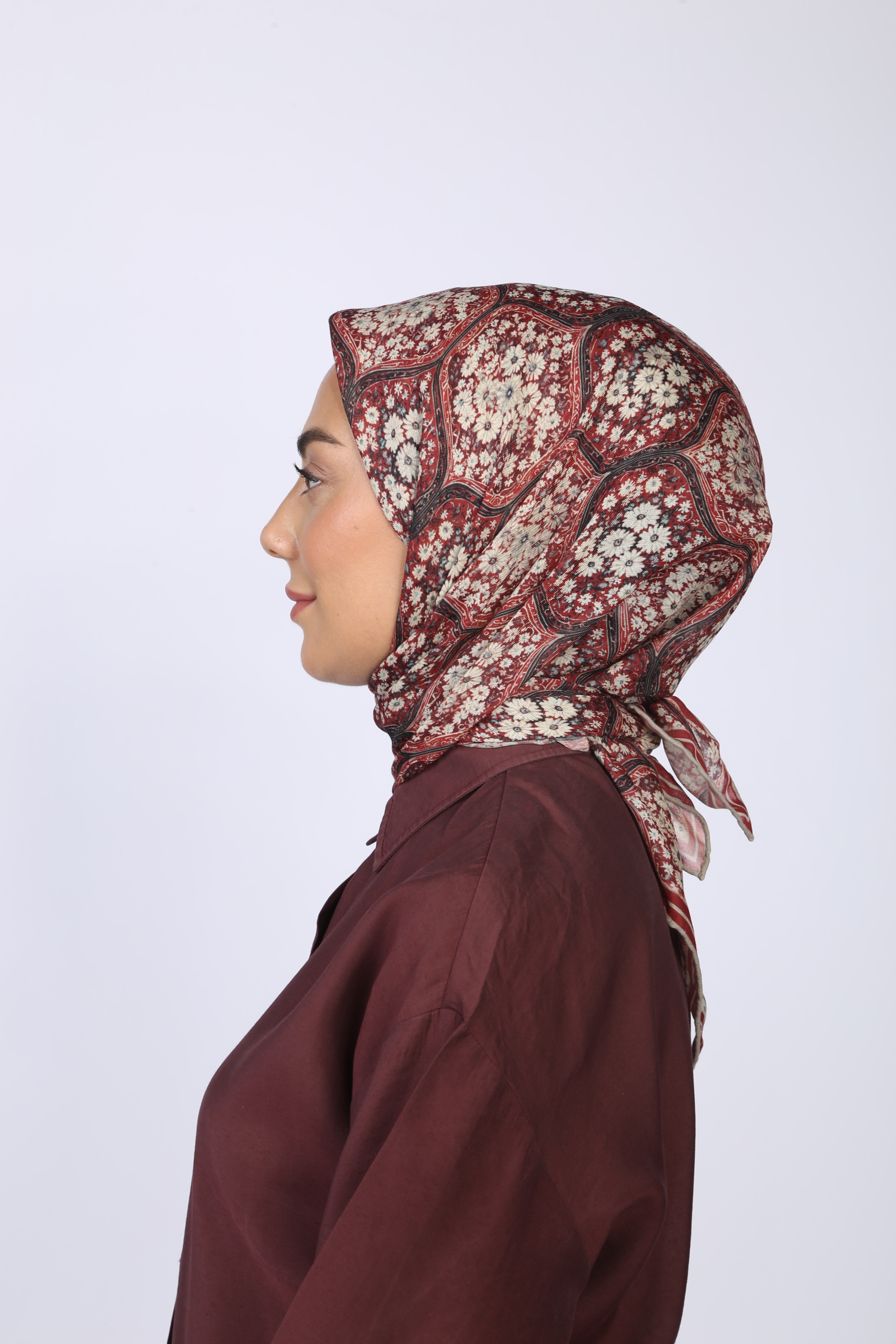Locella Soft Pamuk Eşarp Kırmızı