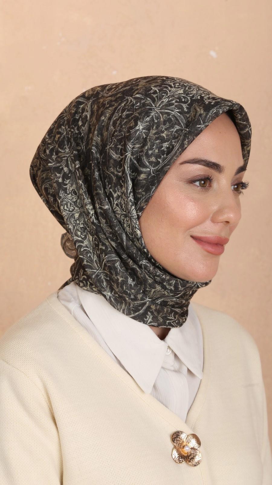 Locella Soft Pamuk Eşarp Yeşil