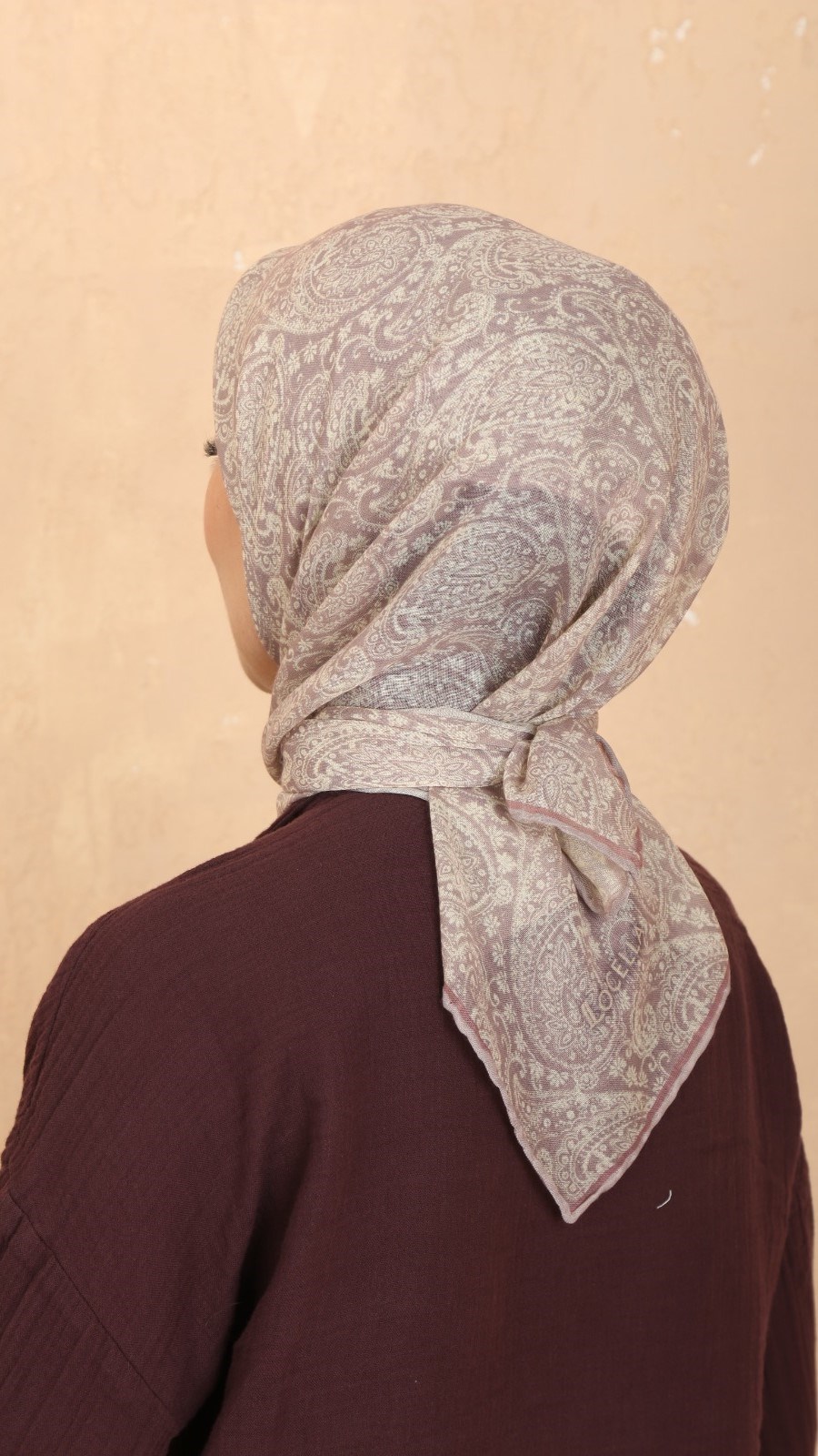 Locella Soft Pamuk Eşarp Toz Pembe