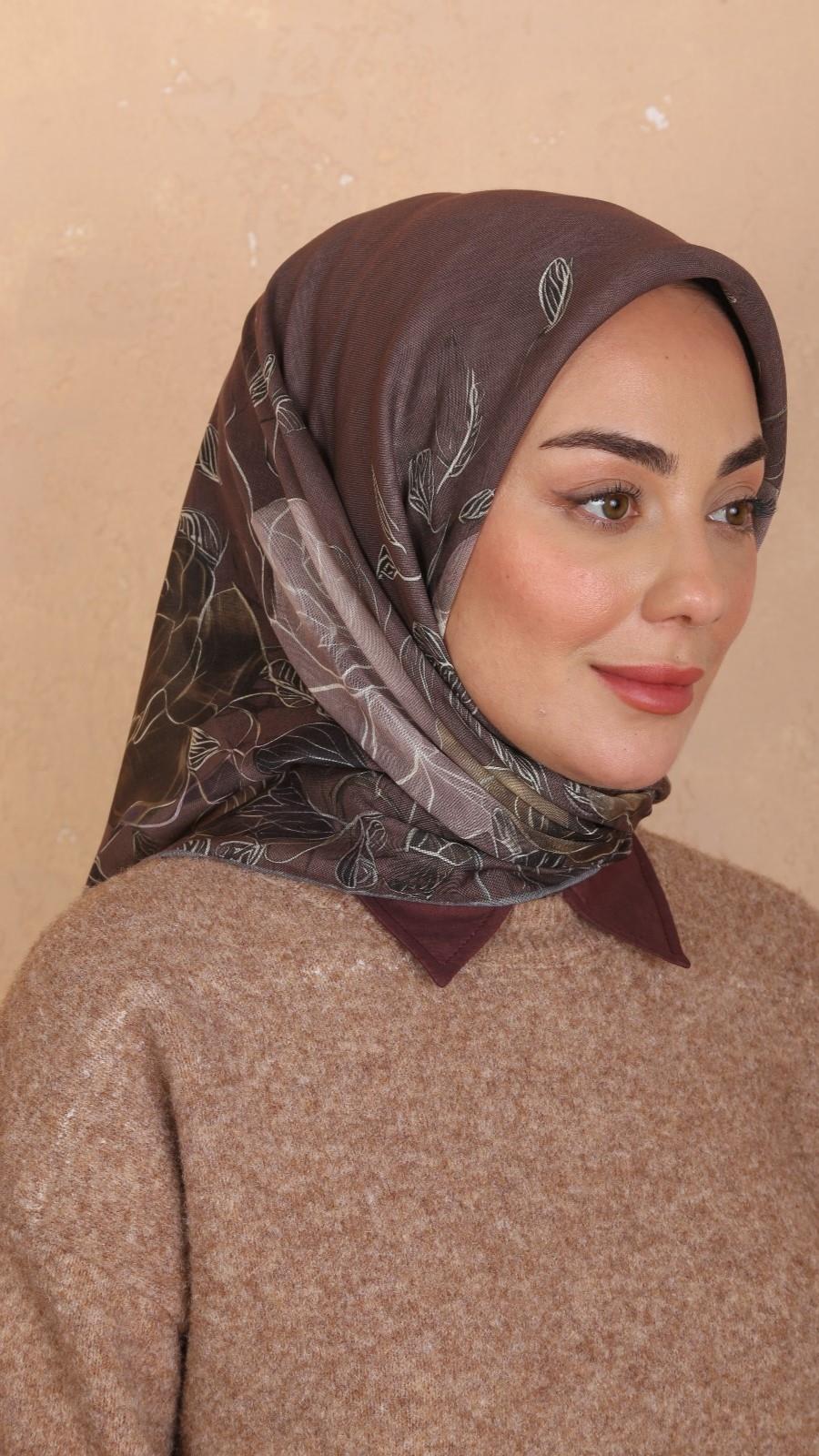 Locella Soft Pamuk Eşarp Vizon