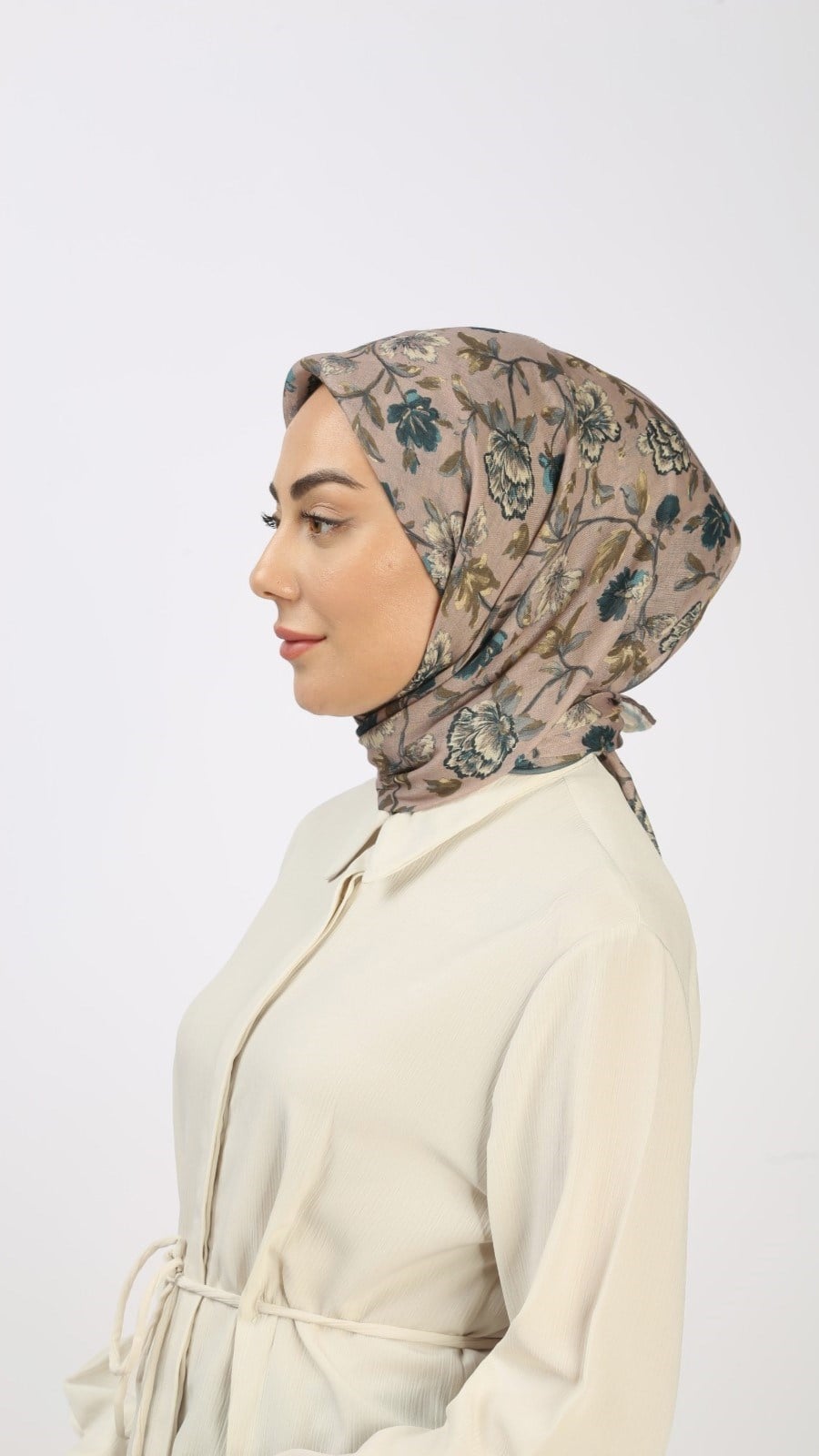 Locella Soft Pamuk Eşarp Gül Kurusu