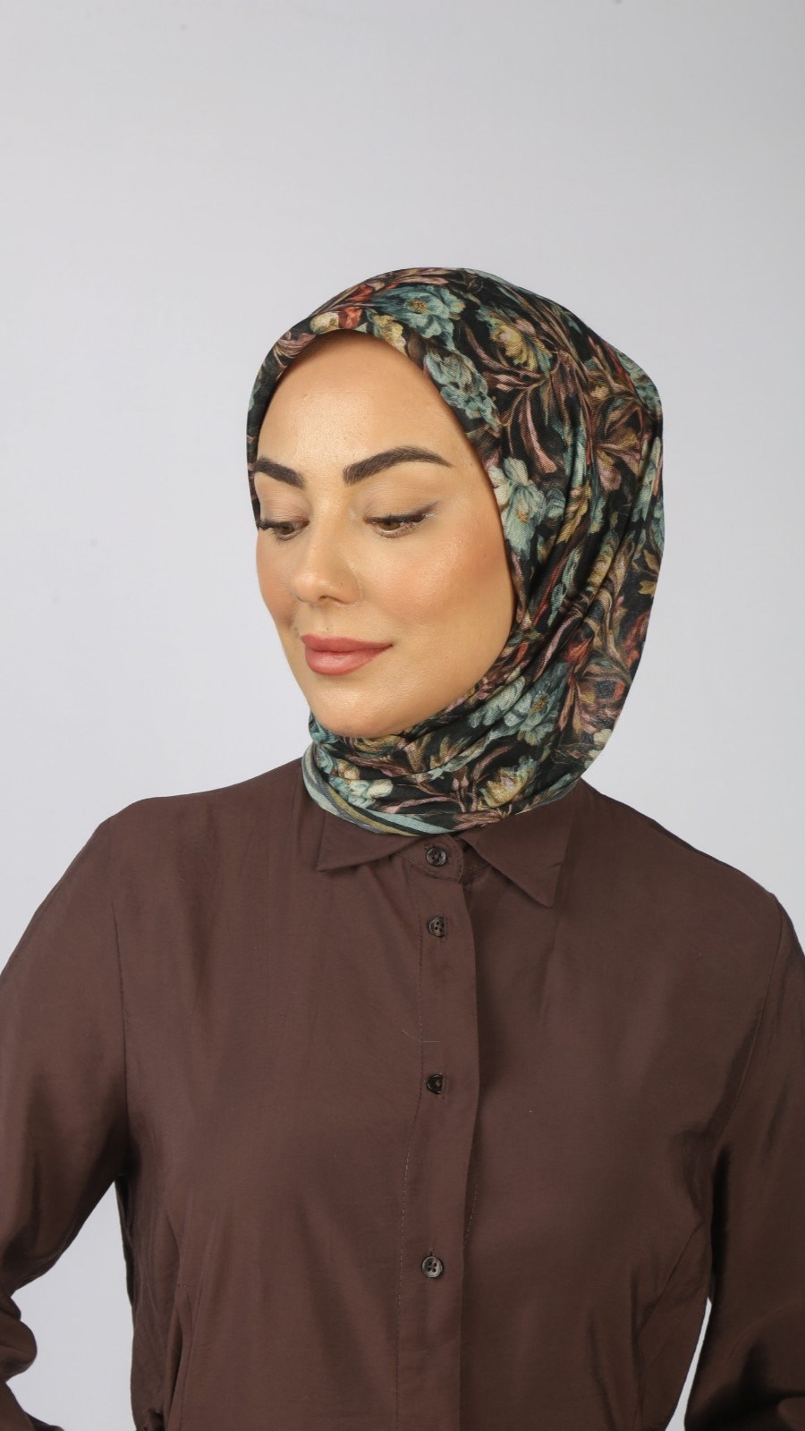 Locella Soft Pamuk Eşarp Siyah