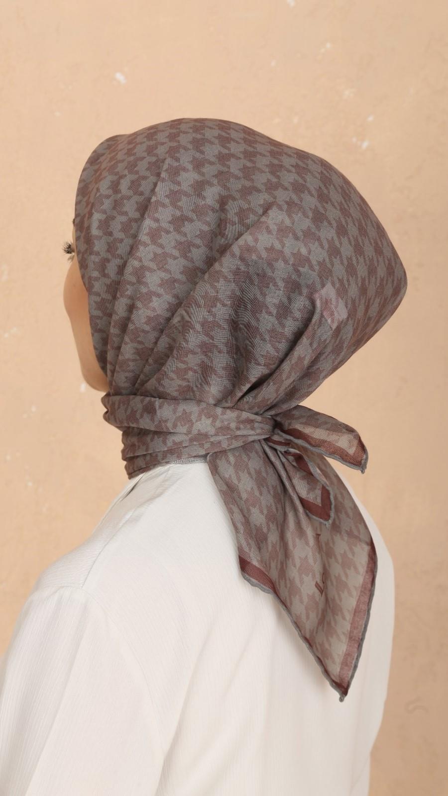 Locella Soft Pamuk Eşarp Açık Kahve