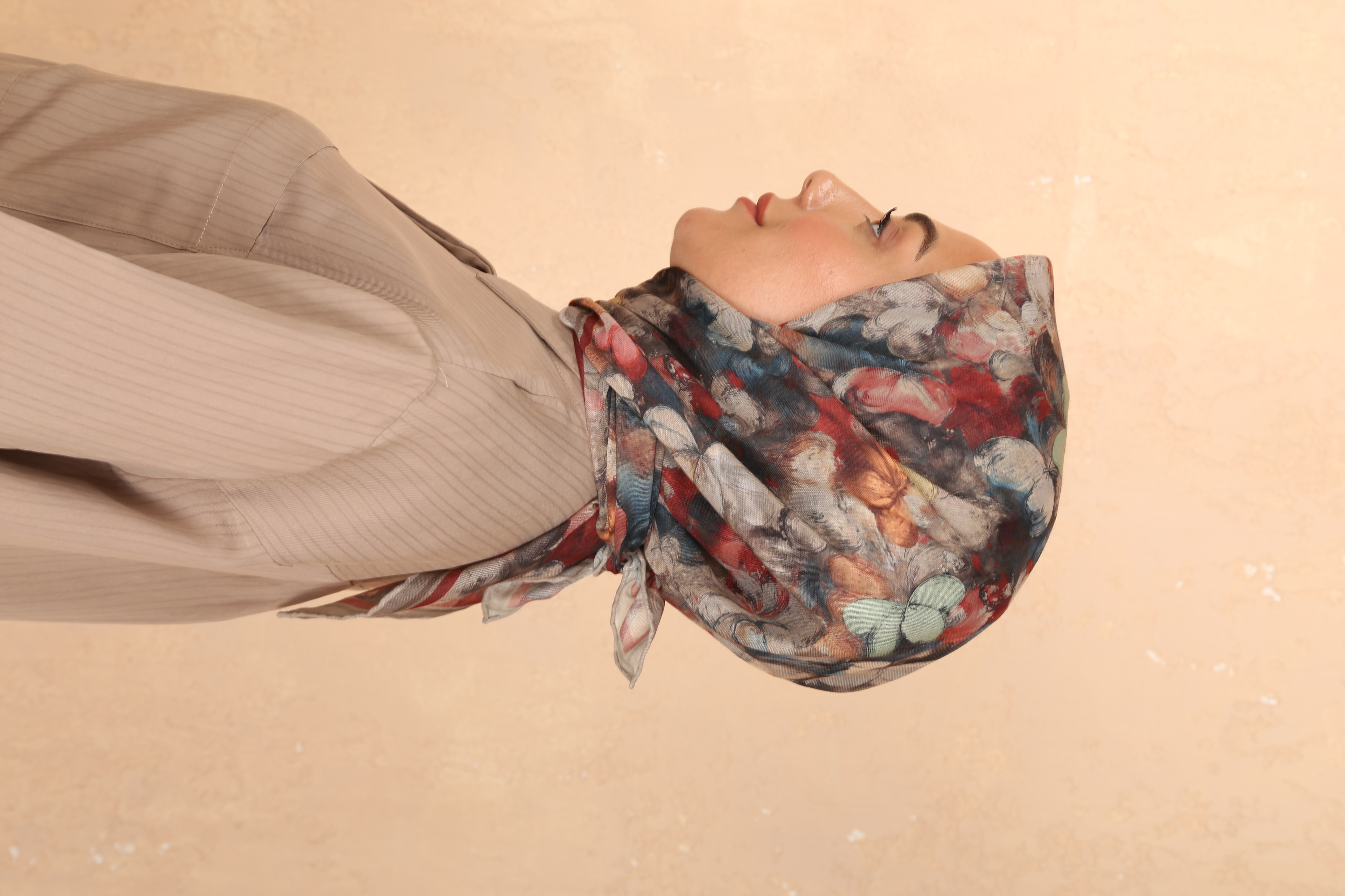 Locella Soft Pamuk Eşarp Bej
