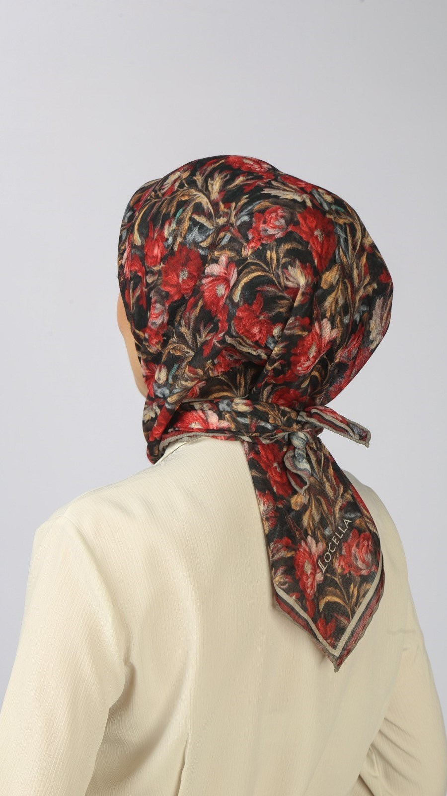 Locella Soft Pamuk Eşarp Kırmızı