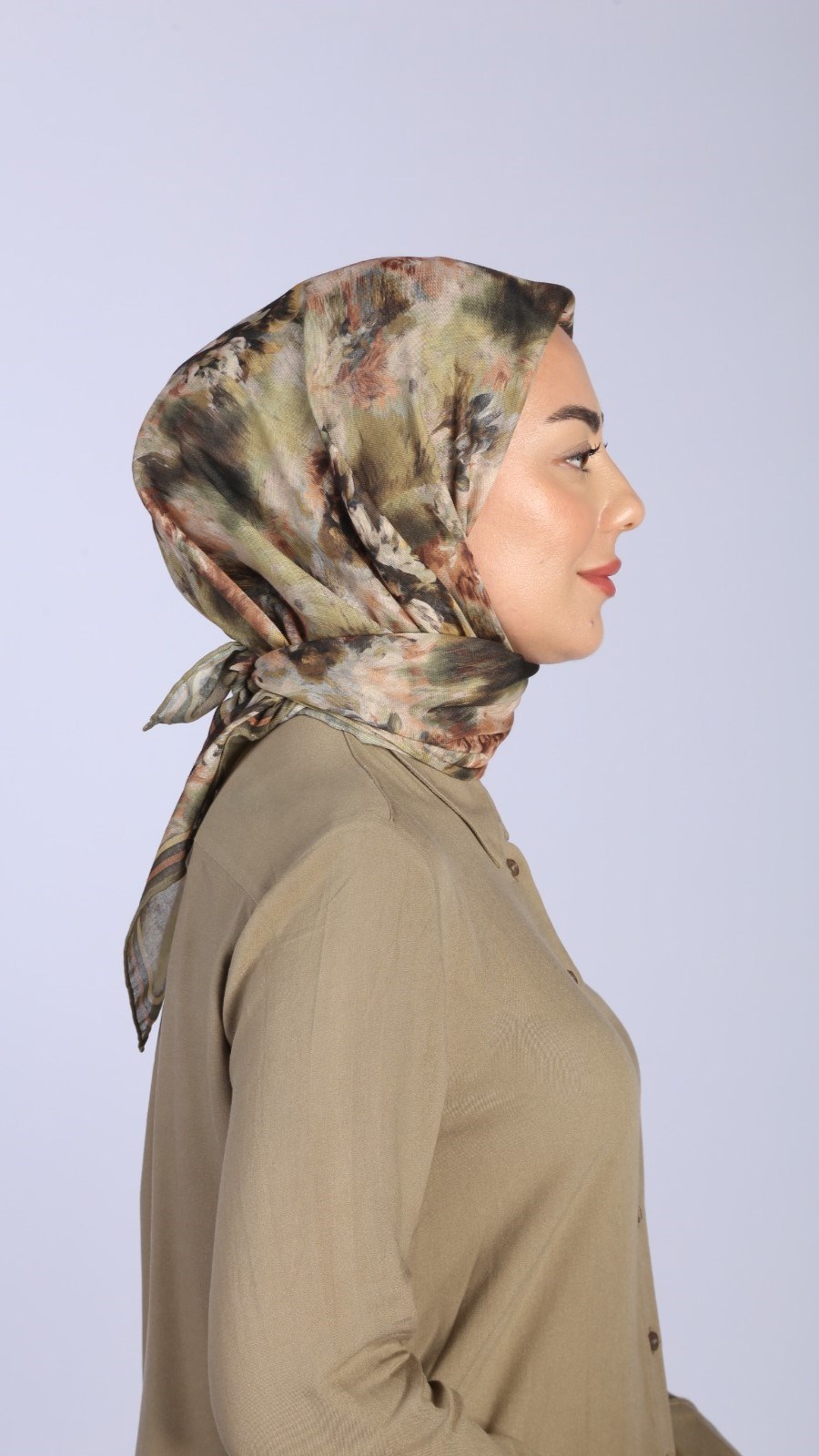 Locella Soft Pamuk Eşarp Yeşil
