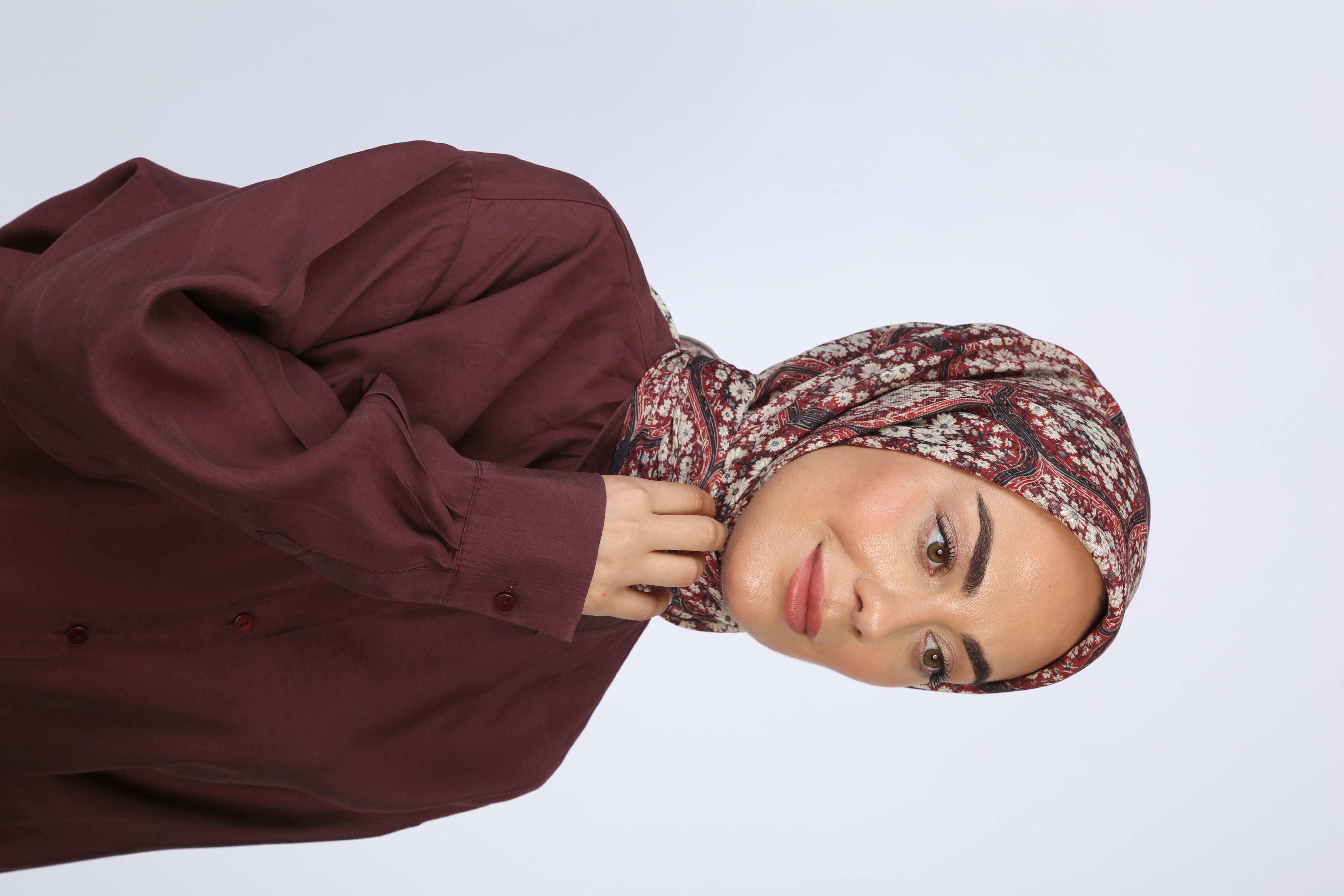 Locella Soft Pamuk Eşarp Kırmızı