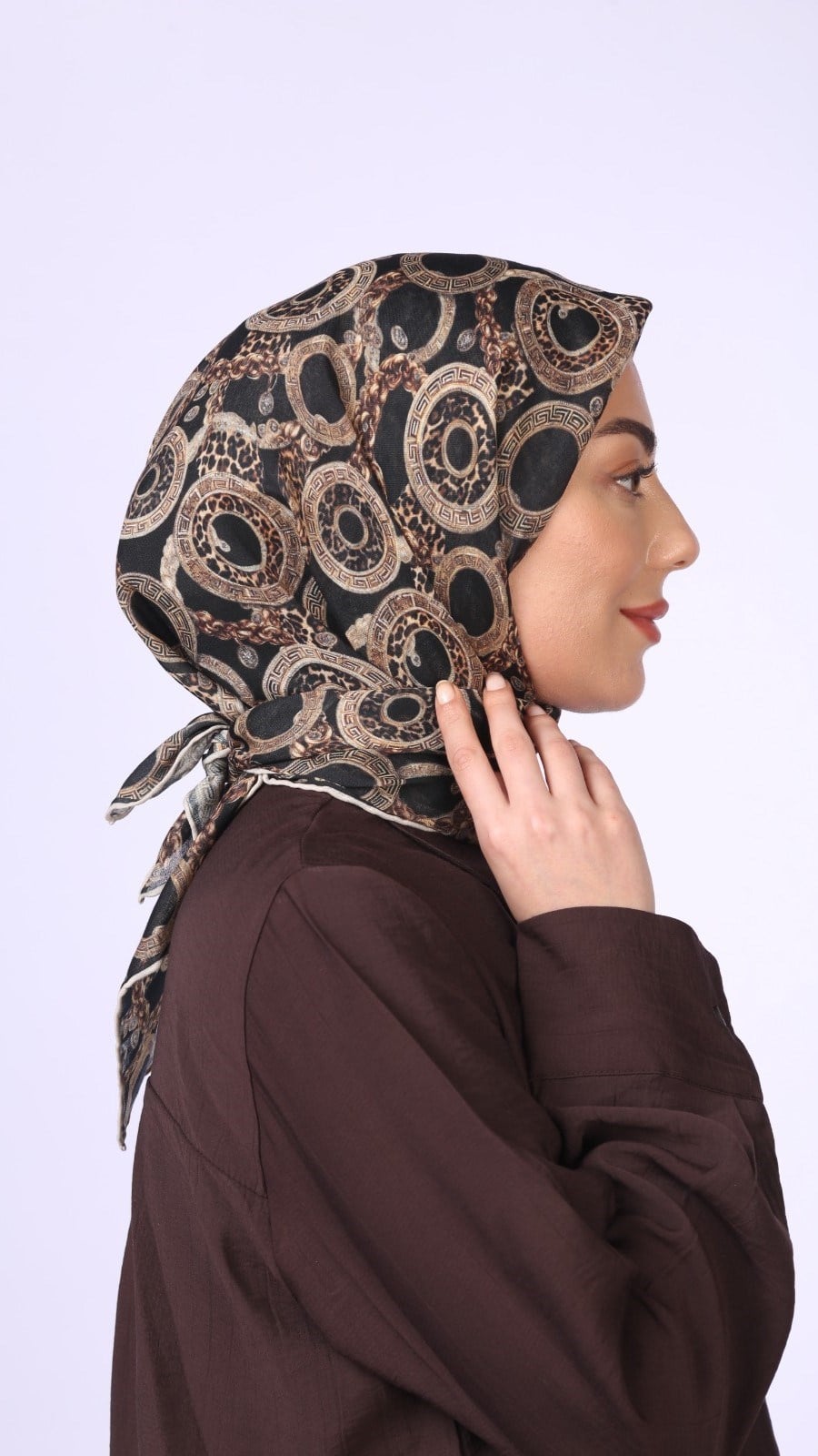 Locella Soft Pamuk Eşarp Siyah