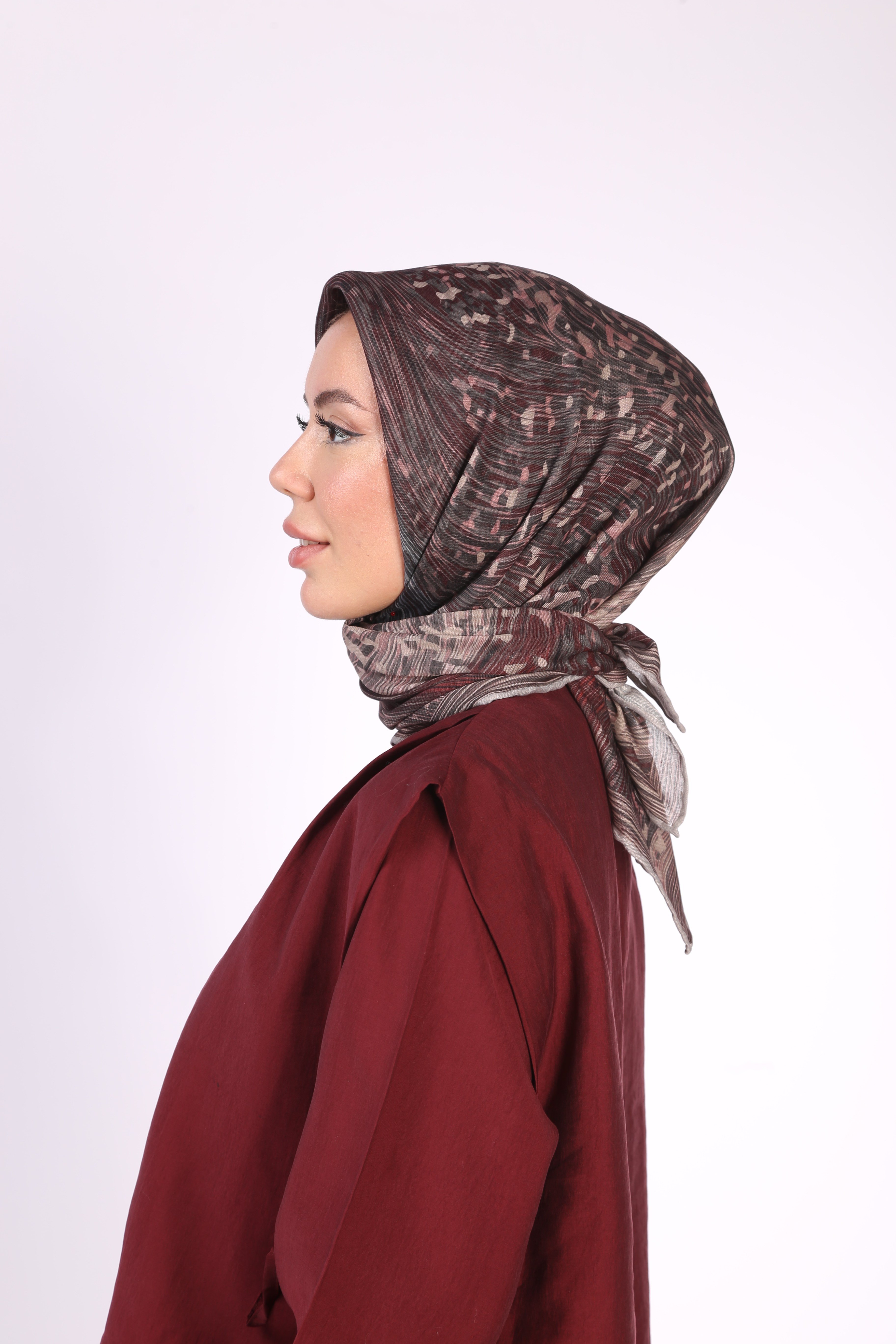 Locella Soft Pamuk Eşarp Pudra