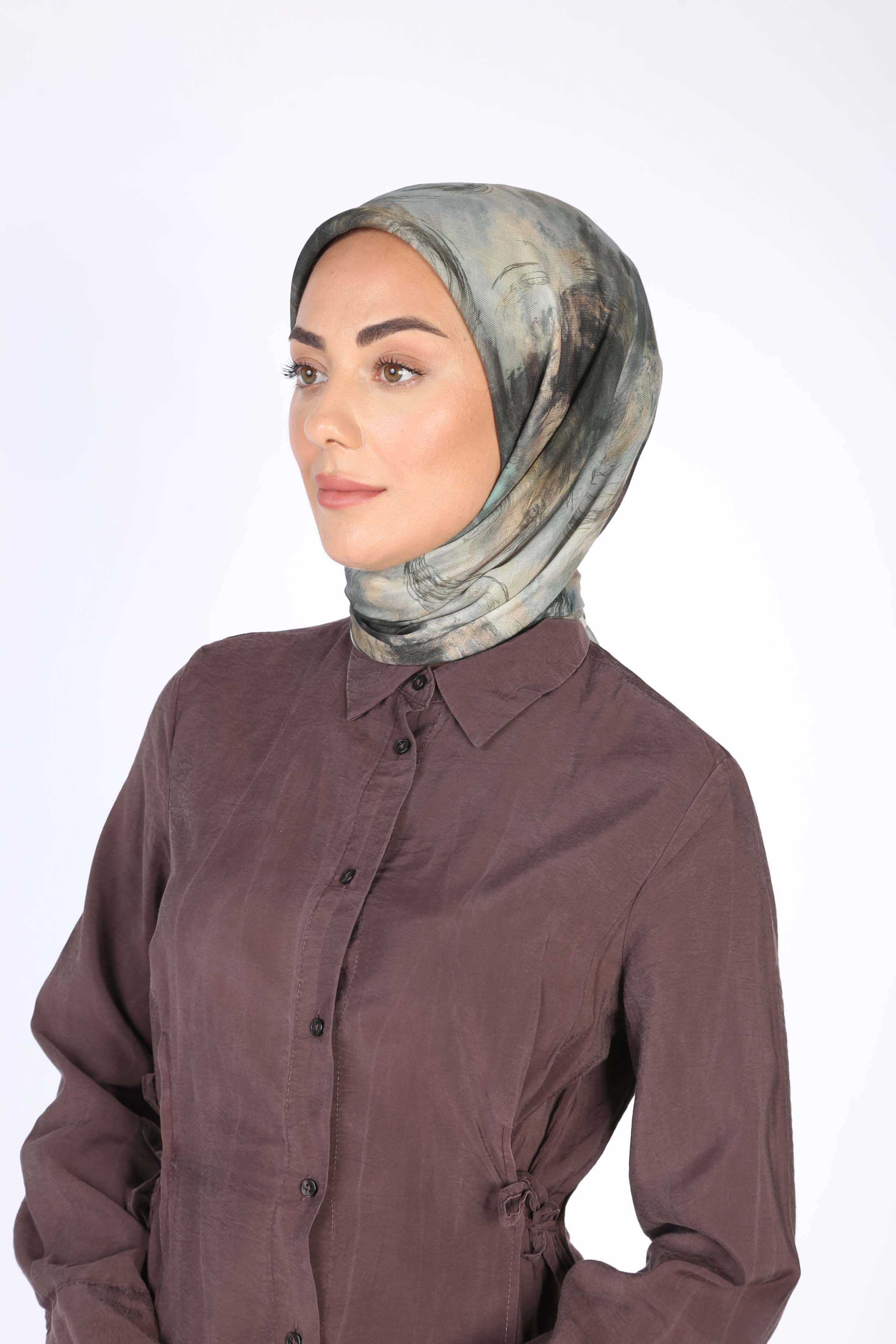 Locella Soft Pamuk Eşarp Adaçayı