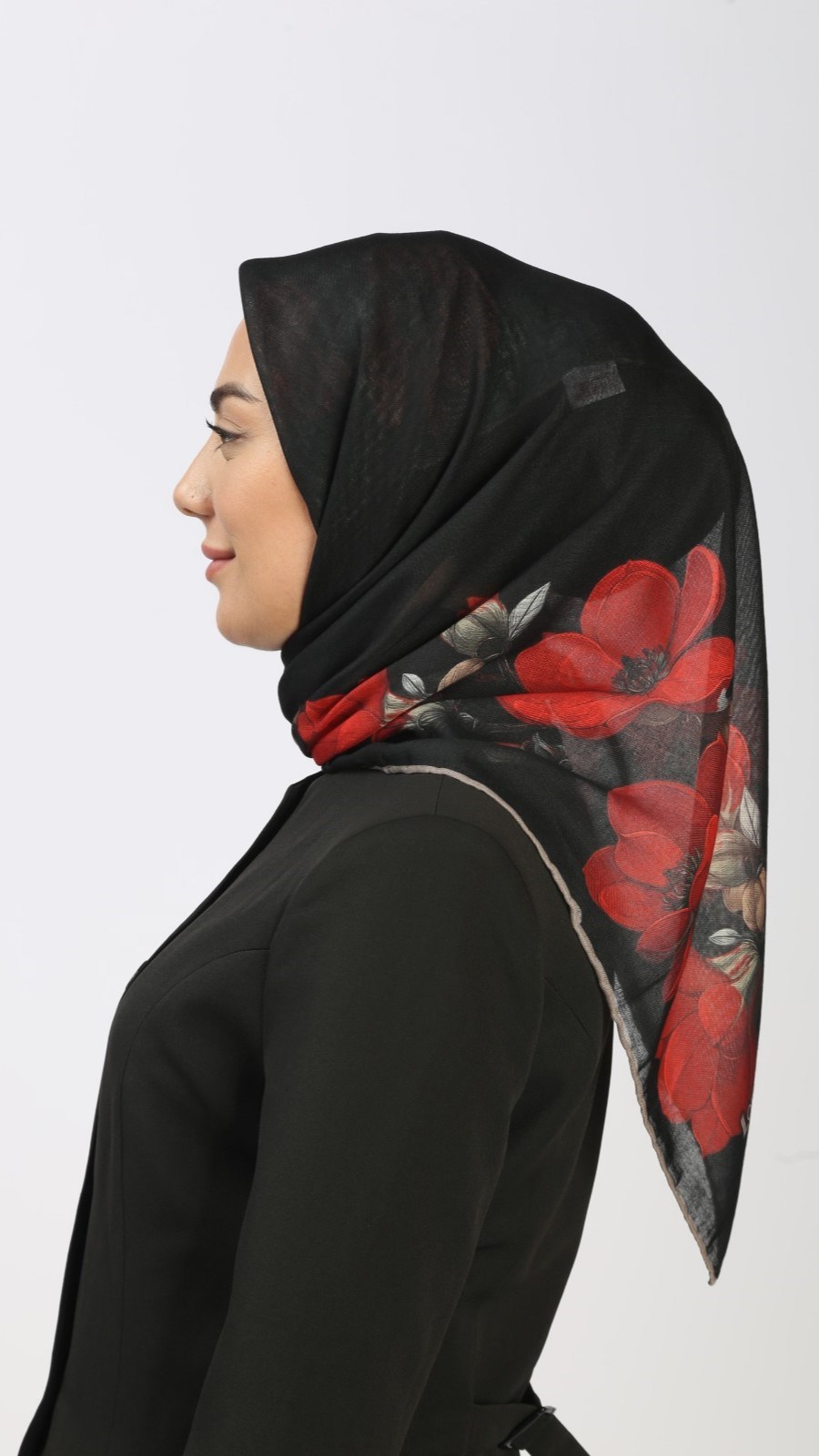 Locella Soft Pamuk Eşarp Kırmızı