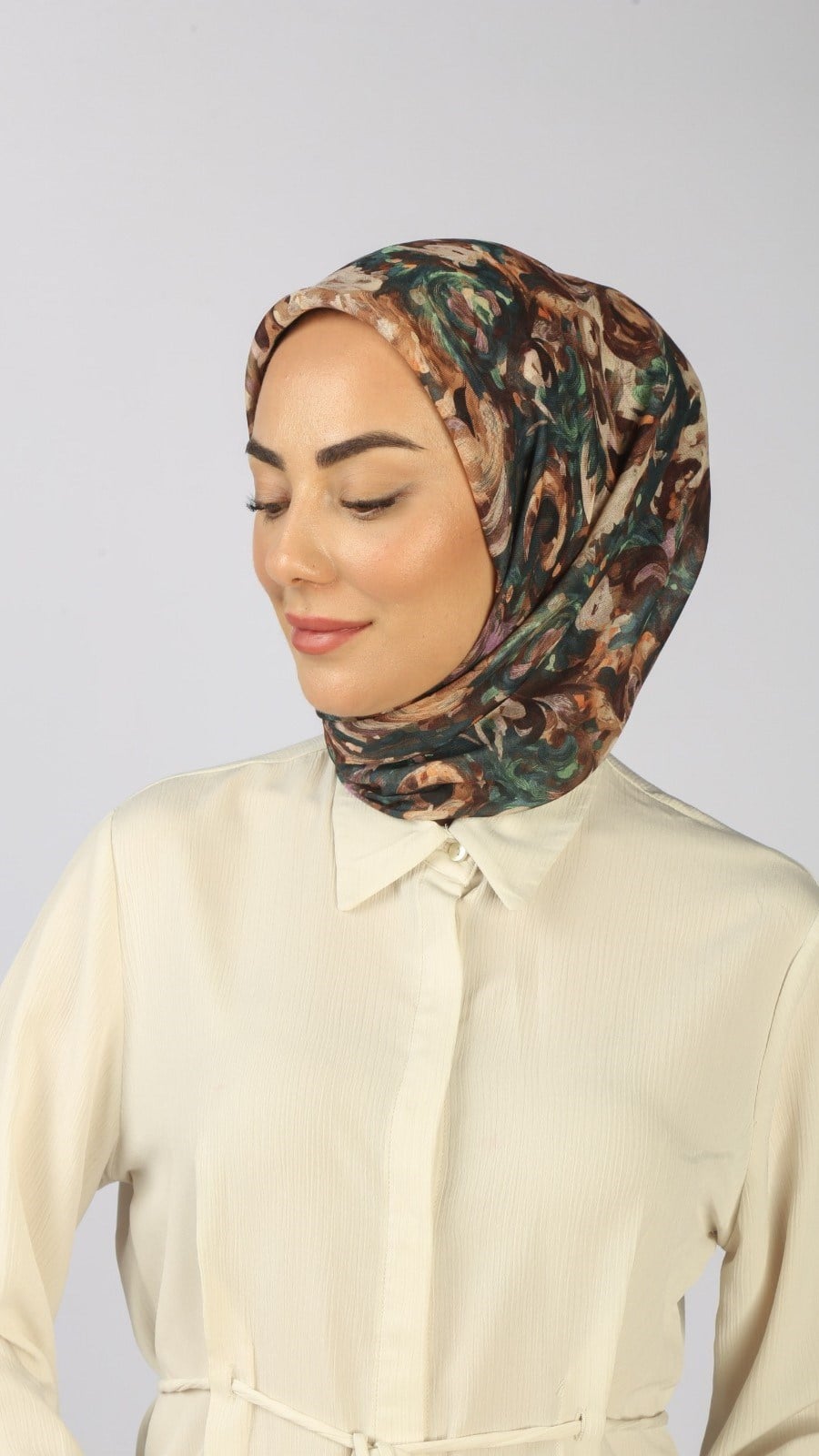 Locella Soft Pamuk Eşarp Çok Renkli