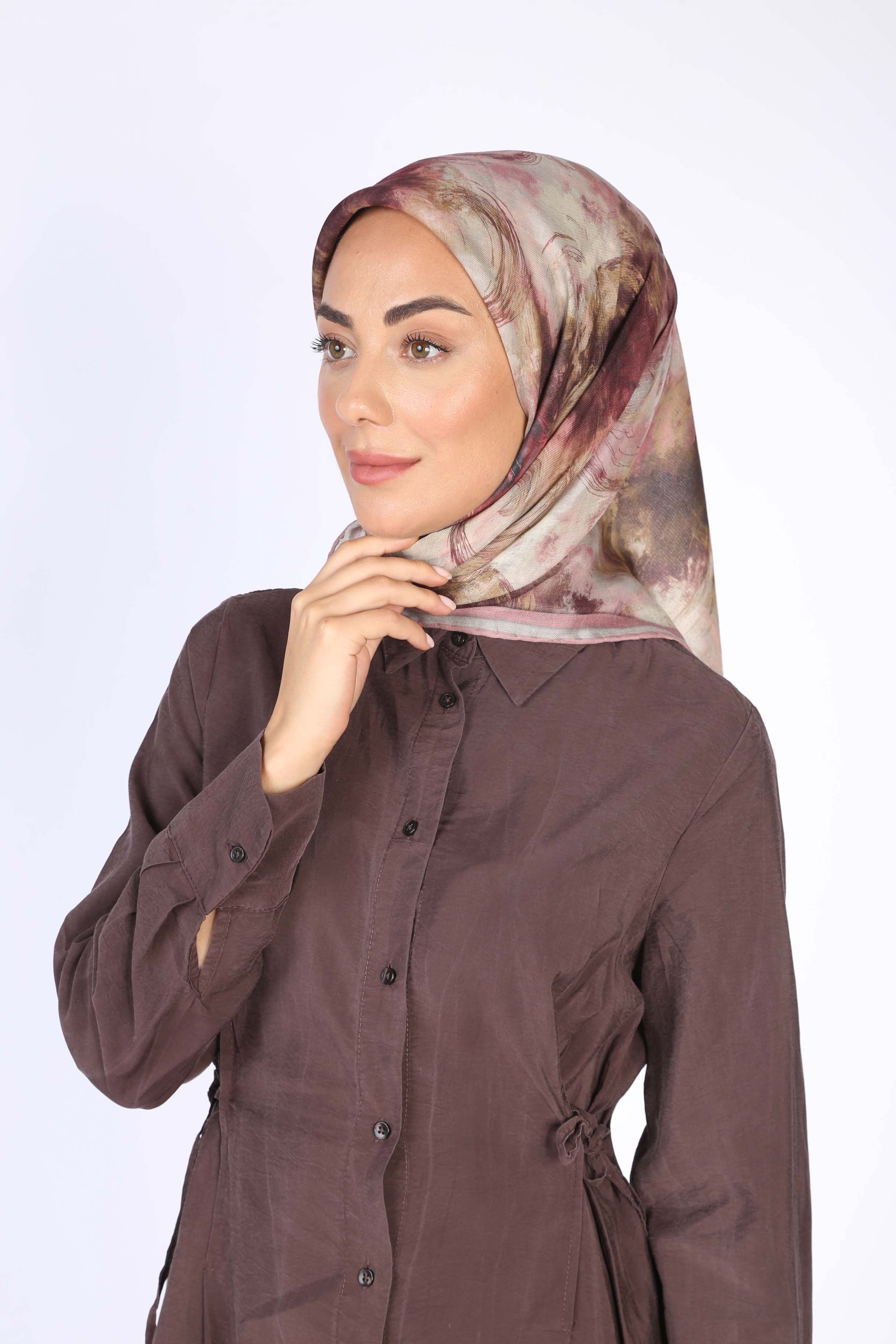 Locella Soft Pamuk Eşarp Pembe