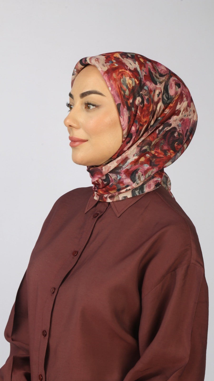 Locella Soft Pamuk Eşarp Pembe