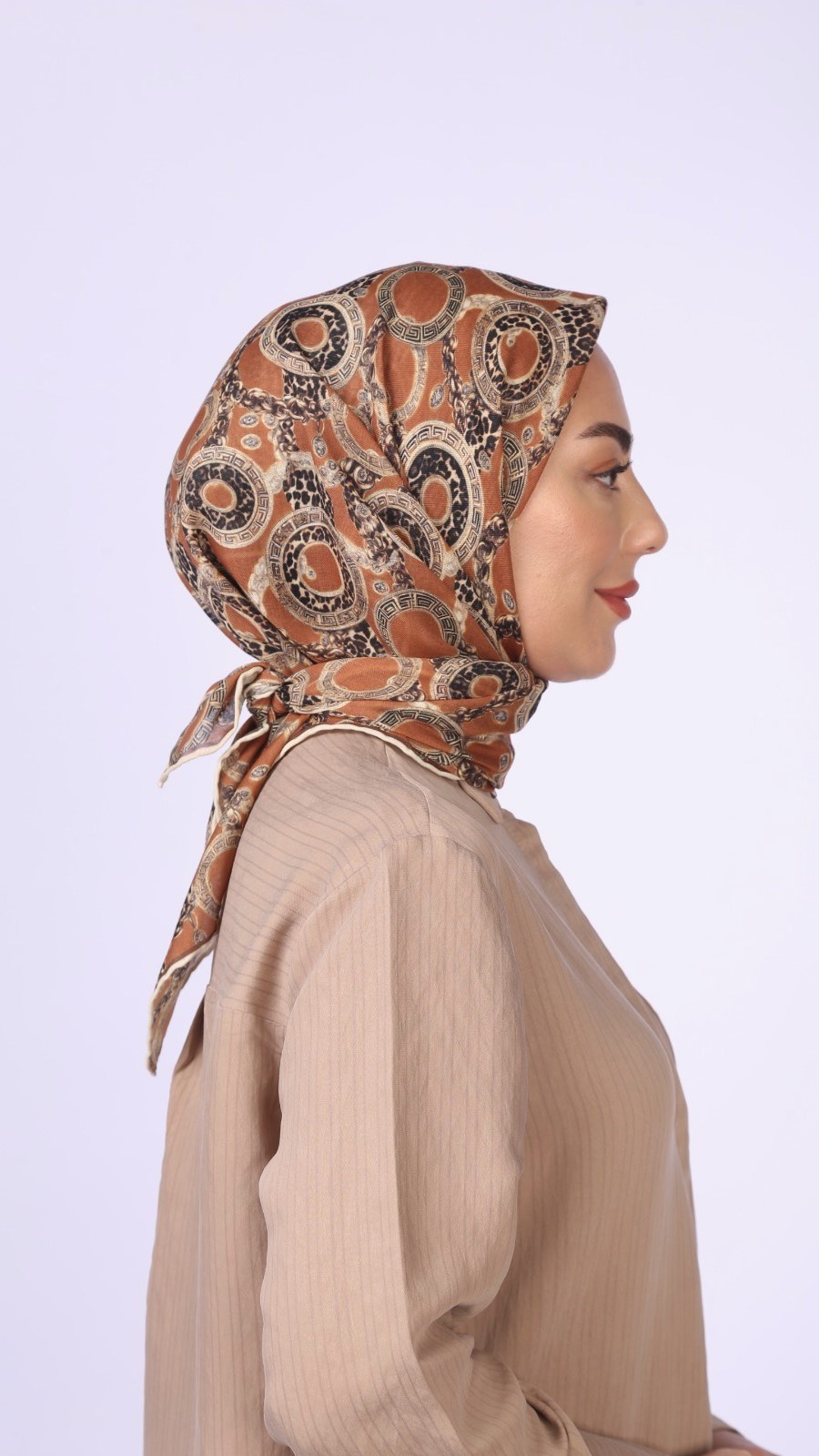 Locella Soft Pamuk Eşarp Turuncu