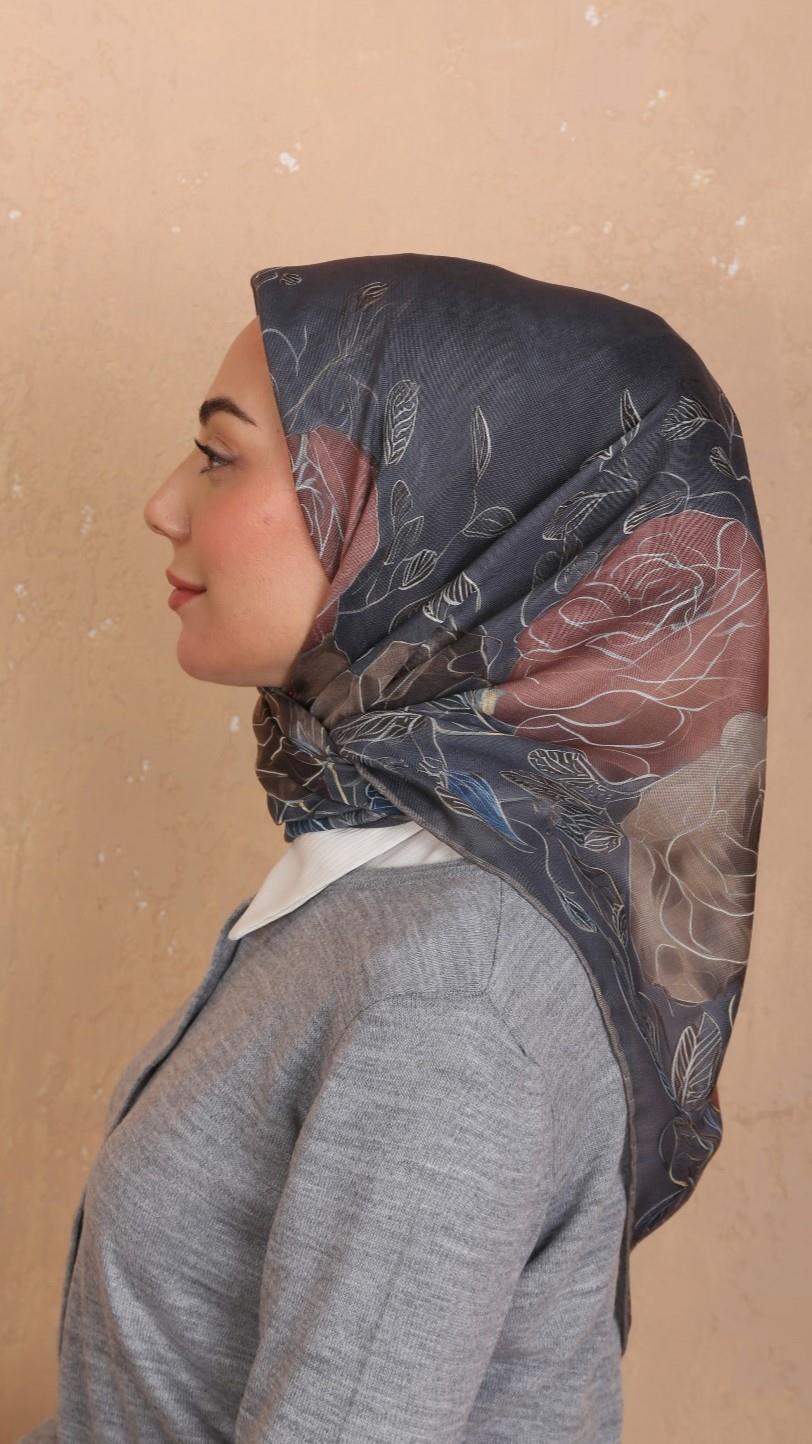 Locella Soft Pamuk Eşarp Gri