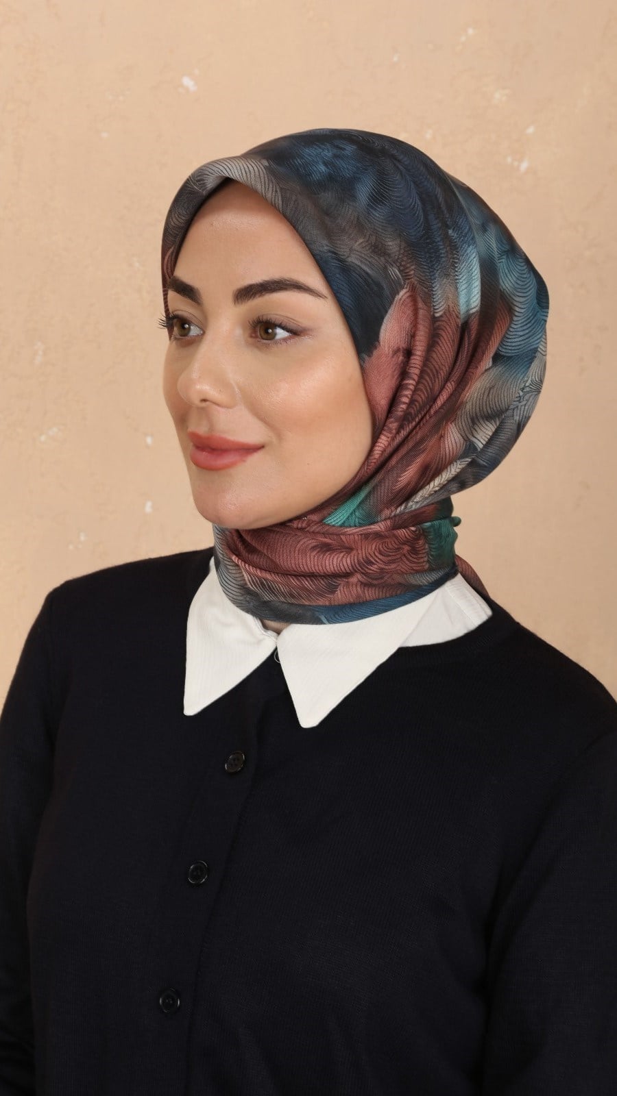 Locella Soft Pamuk Eşarp Somon