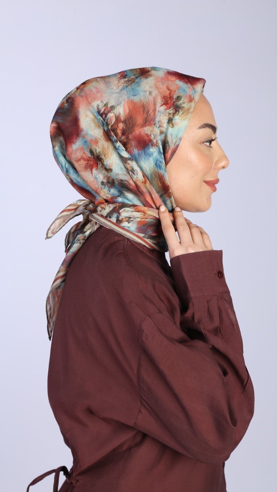 Locella Soft Pamuk Eşarp Turuncu
