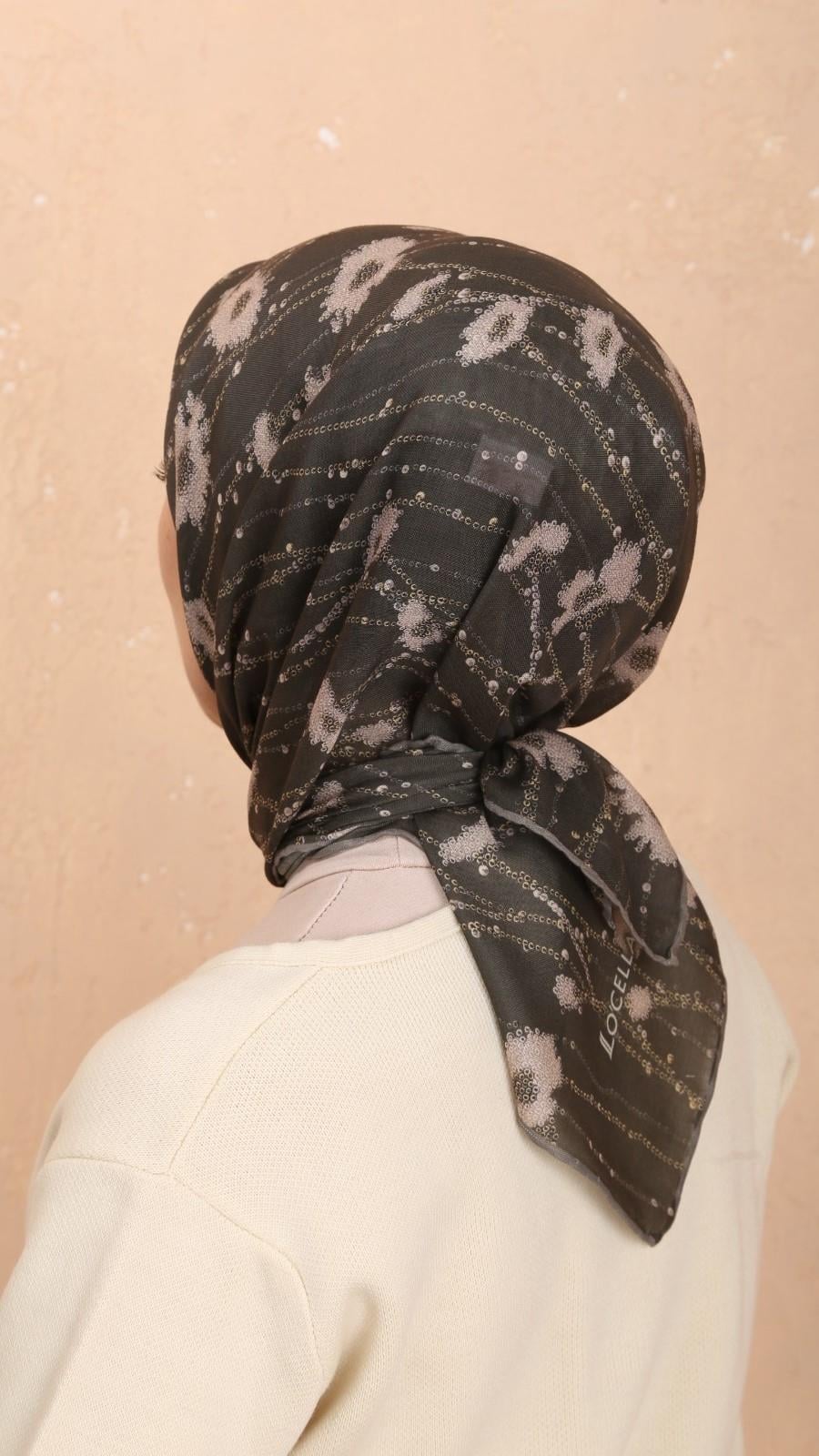 Locella Soft Pamuk Eşarp Yeşil