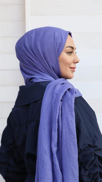 Bambu Kraş Şal Canlı Mor-36