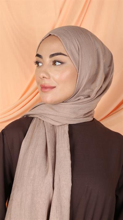 Bambu Kraş Şal Gül Kurusu-7