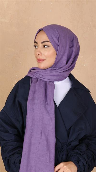 Bambu Kraş Şal Lavanta-35
