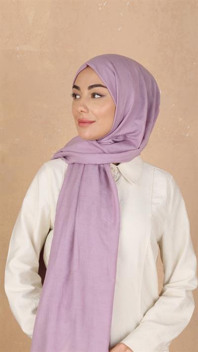 Bambu Kraş Şal Lila-34