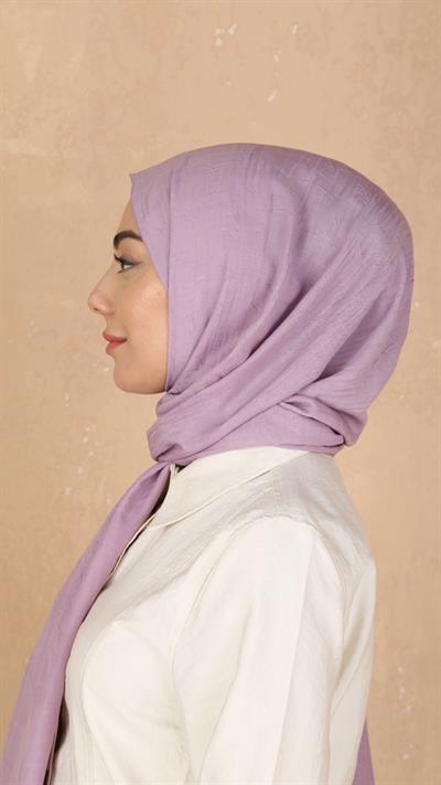 Bambu Kraş Şal Lila-34