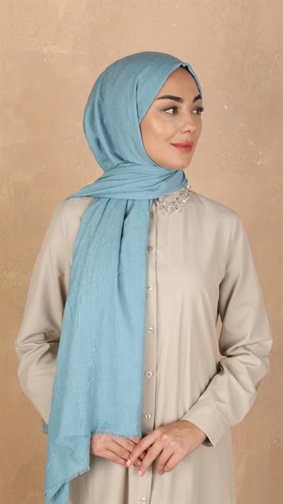 Bambu Kraş Şal Su Yeşili-18