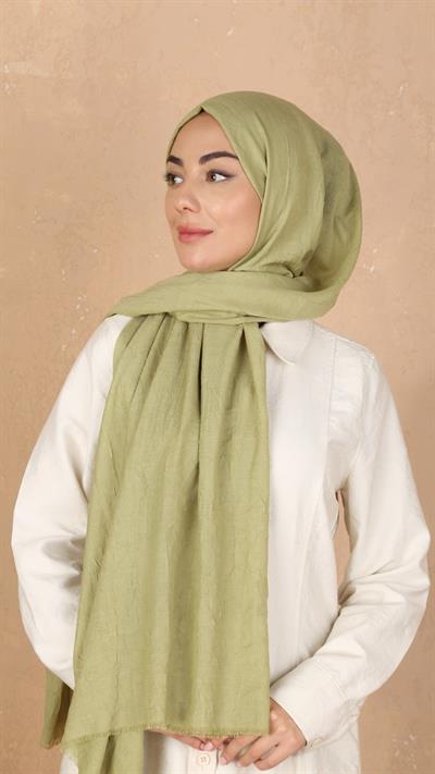 Bambu Kraş Şal Yeşil-14