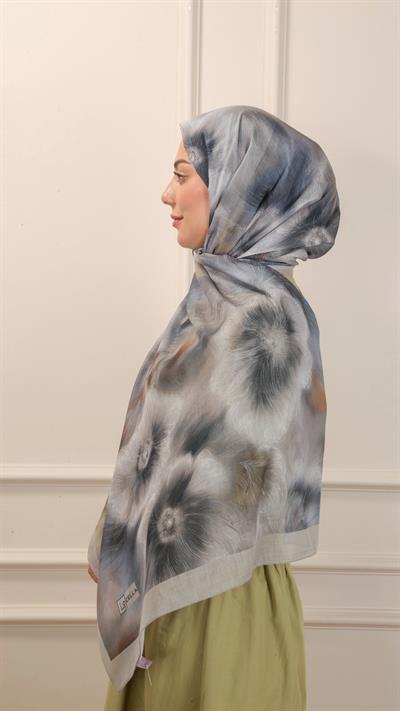 Desenli Pamuk Vual Şal Çakıl-3