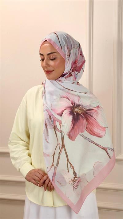 Desenli Pamuk Vual Şal Nova Desen-1