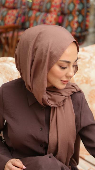 Locella Caz Ayrobin Şal Sütlü Kahve