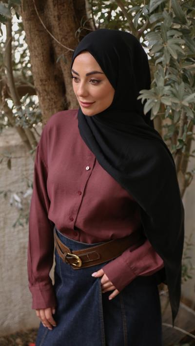 Locella Caz Ayrobin Şal Siyah