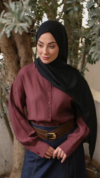 Locella Caz Ayrobin Şal Siyah