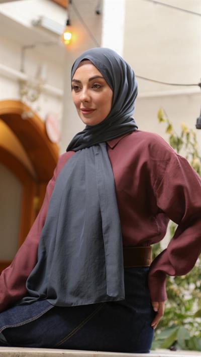 Locella Caz Ayrobin Şal Koyu Gri