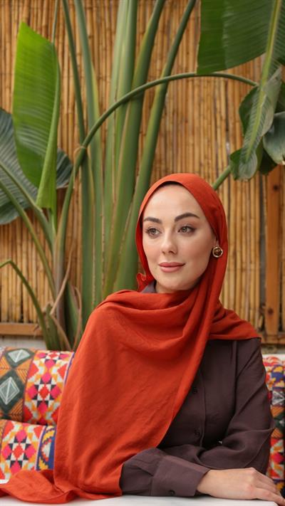 Locella Caz Ayrobin Şal Turuncu