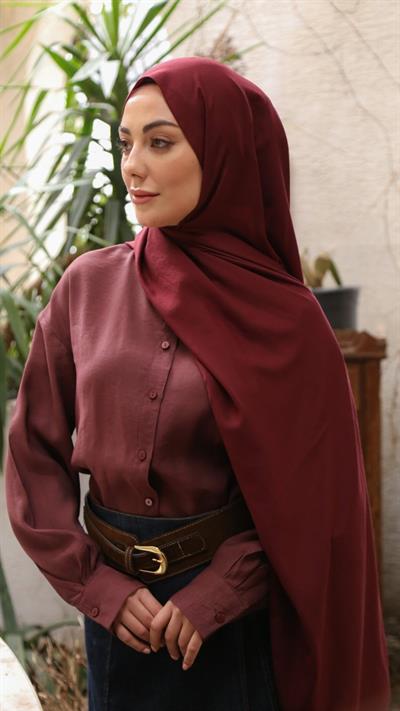 Locella Caz Ayrobin Şal Bordo