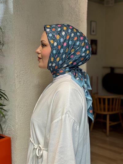 Locella Desenli Alfa Eşarp-4001