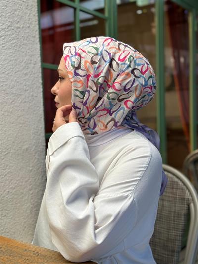 Locella Desenli Alfa Eşarp-4002