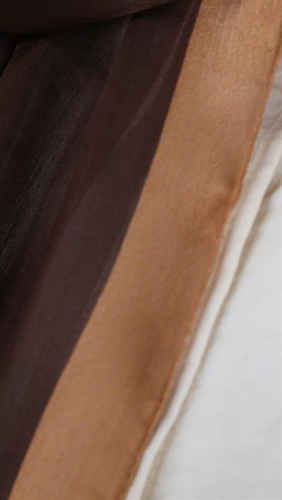 Locella İdol İpek Şal Çikolata Kahve-17