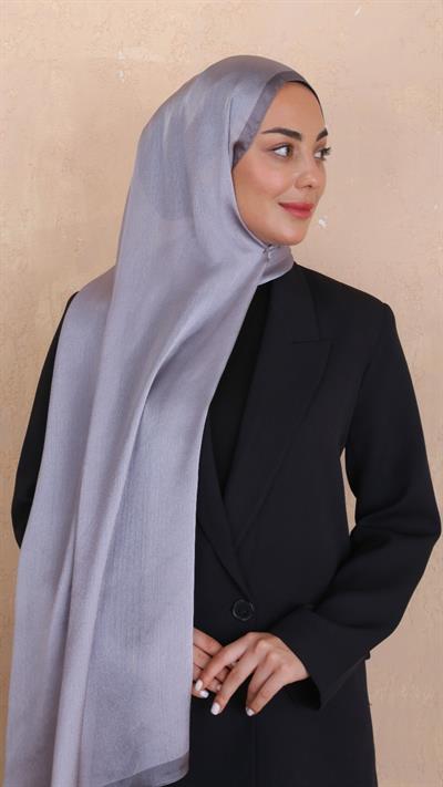 Locella İdol İpek Şal Duman-19