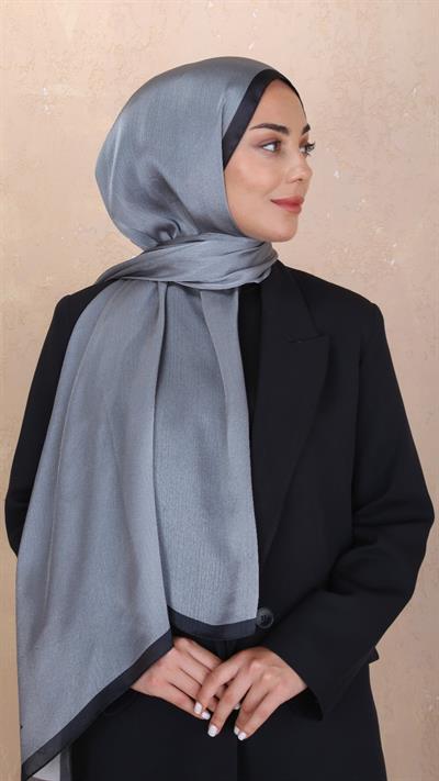 Locella İdol İpek Şal Füme-33