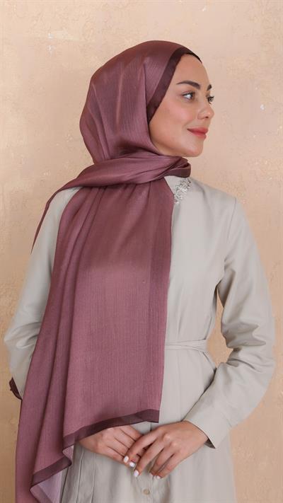 Locella İdol İpek Şal Koyu Pembe-27
