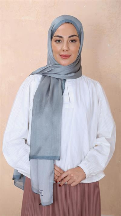 Locella İdol İpek Şal Küf Yeşili-51