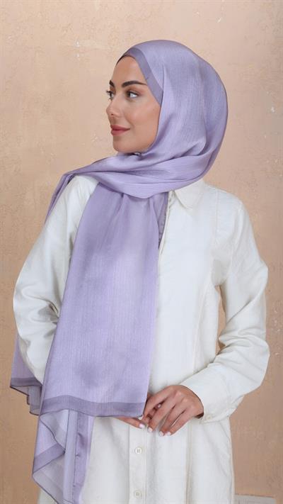 Locella İdol İpek Şal Lila-22