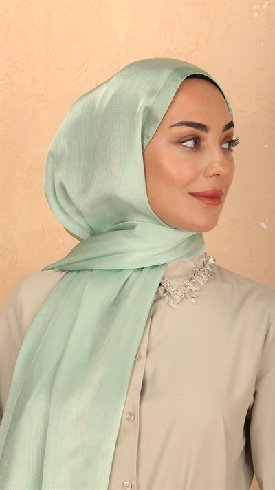 Locella İdol İpek Şal Mint-8