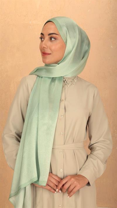 Locella İdol İpek Şal Mint-8