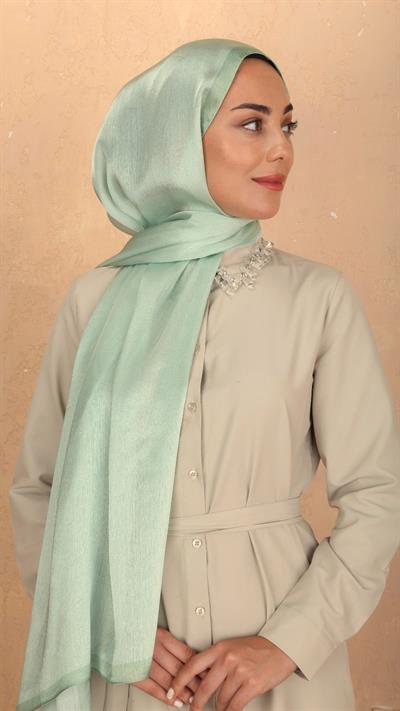 Locella İdol İpek Şal Mint-8