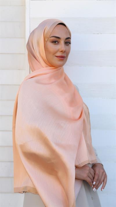 Locella İdol İpek Şal Orange-45